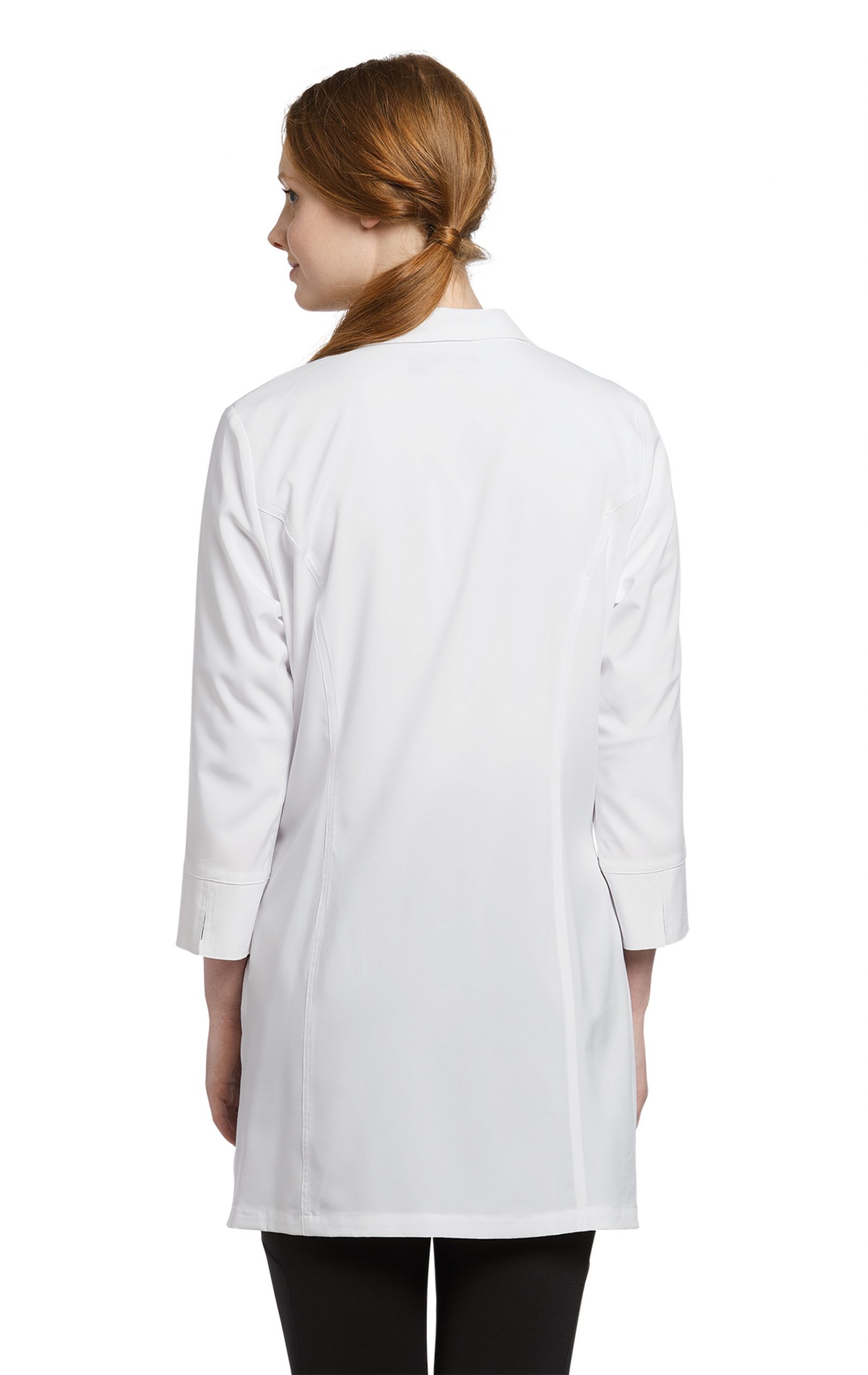 White Cross FIT Zip Front Zipper Labcoat The iBrow Academy